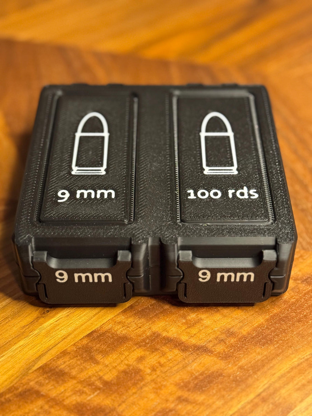 9mm ammo box, 100 round Snaplock case - photo 7