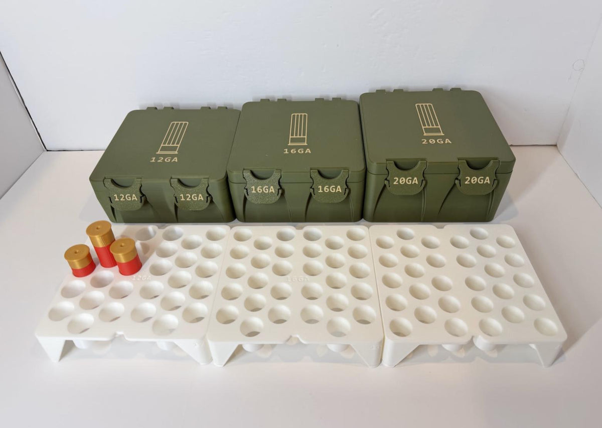 12/16/20 Gauge shotgun shell box, 30 shell BoxLoc case - photo 3