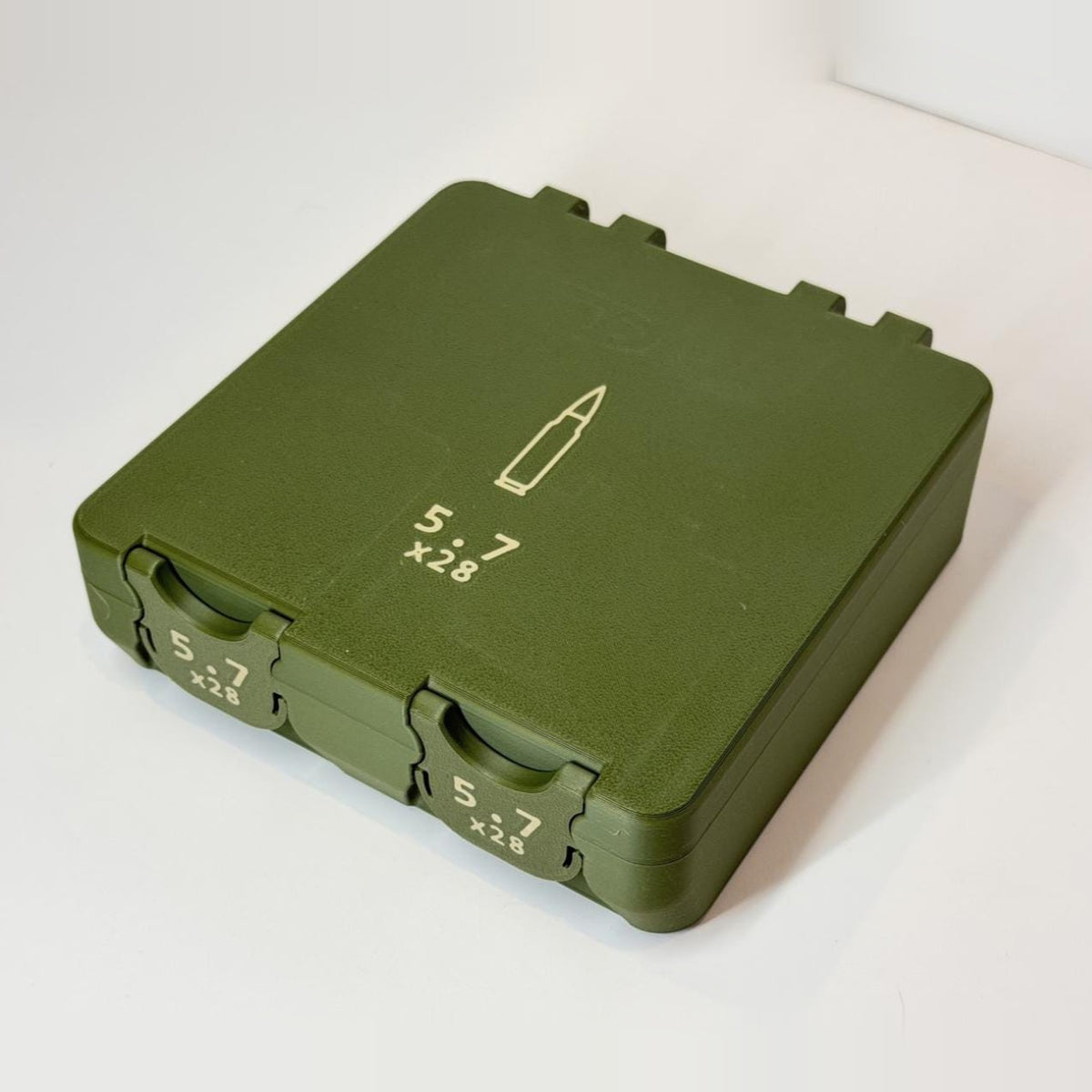 5.7x28 ammo box, 100 round BoxLoc case