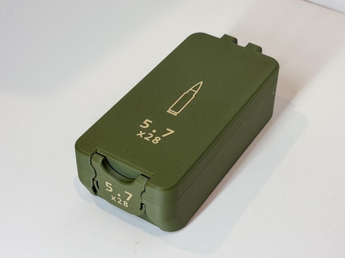 5.7x28 ammo box, 50 round BoxLoc case - photo 4