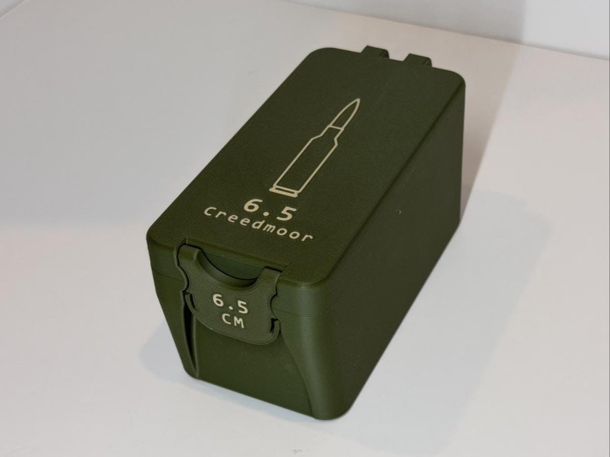 6/6.5/22 Creedmoor ammo box, 50 round BoxLoc case - photo 4