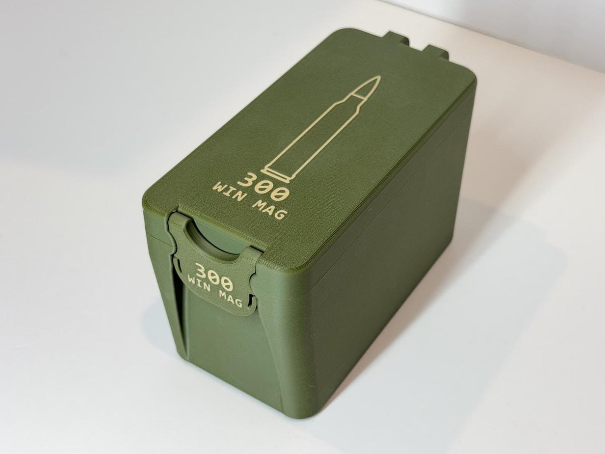 300 Win Mag ammo box, 40 round BoxLoc case - photo 4