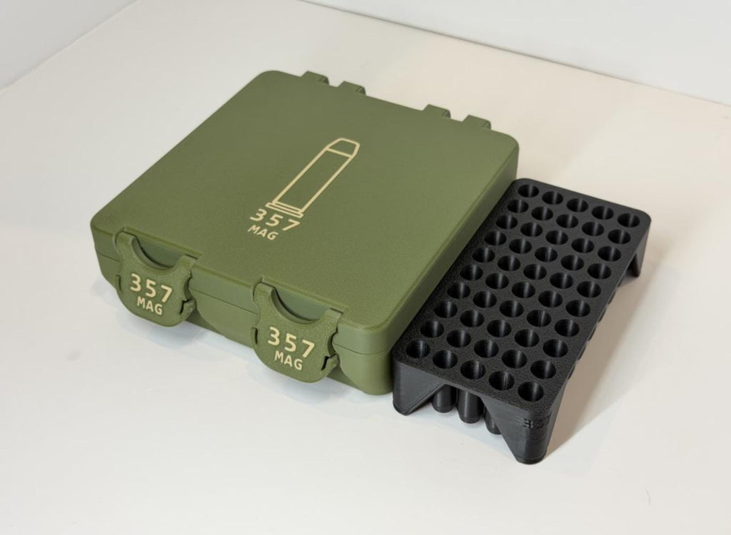 357 Magnum ammo box, 100 round BoxLoc case - photo 2