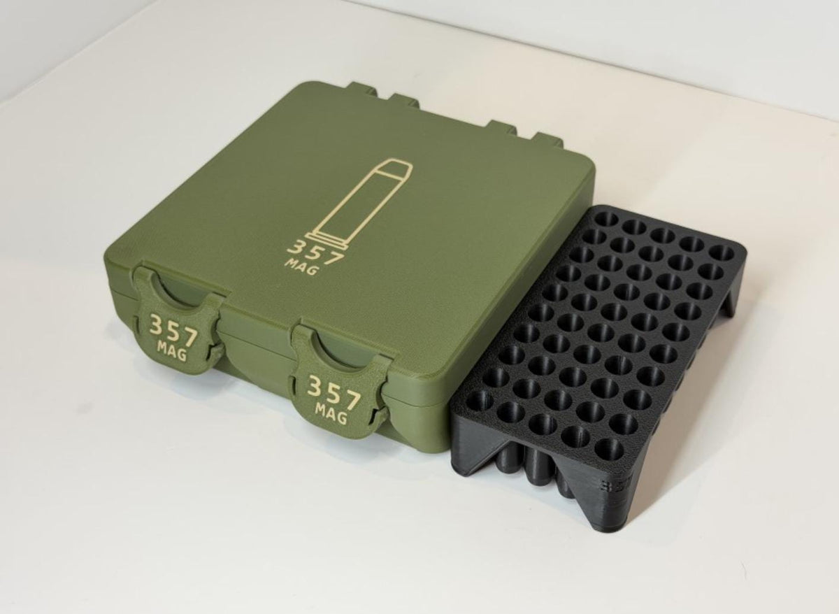 357 Magnum ammo box, 100 round BoxLoc case - photo 2
