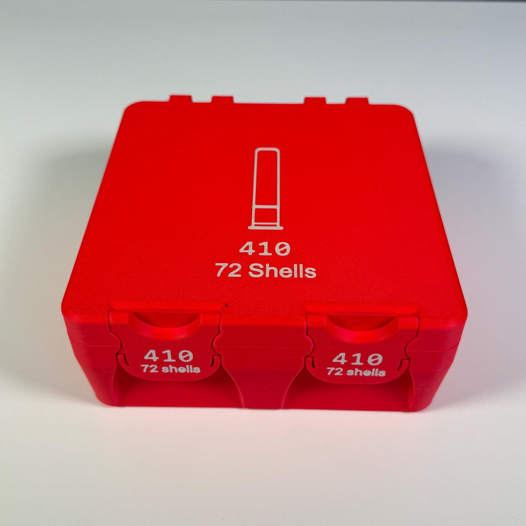 410 Gauge shotgun shell box, 72 shell BoxLoc case