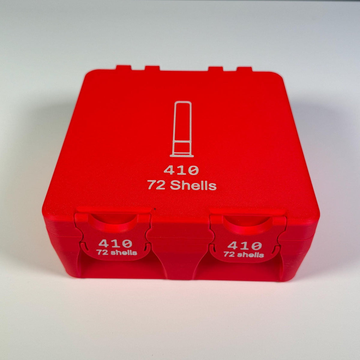 410 Gauge shotgun shell box, 72 shell BoxLoc case