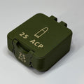 25 ACP ammo box, 25 round BoxLoc case