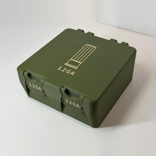 12/16/20 Gauge shotgun shell box, 30 shell BoxLoc case