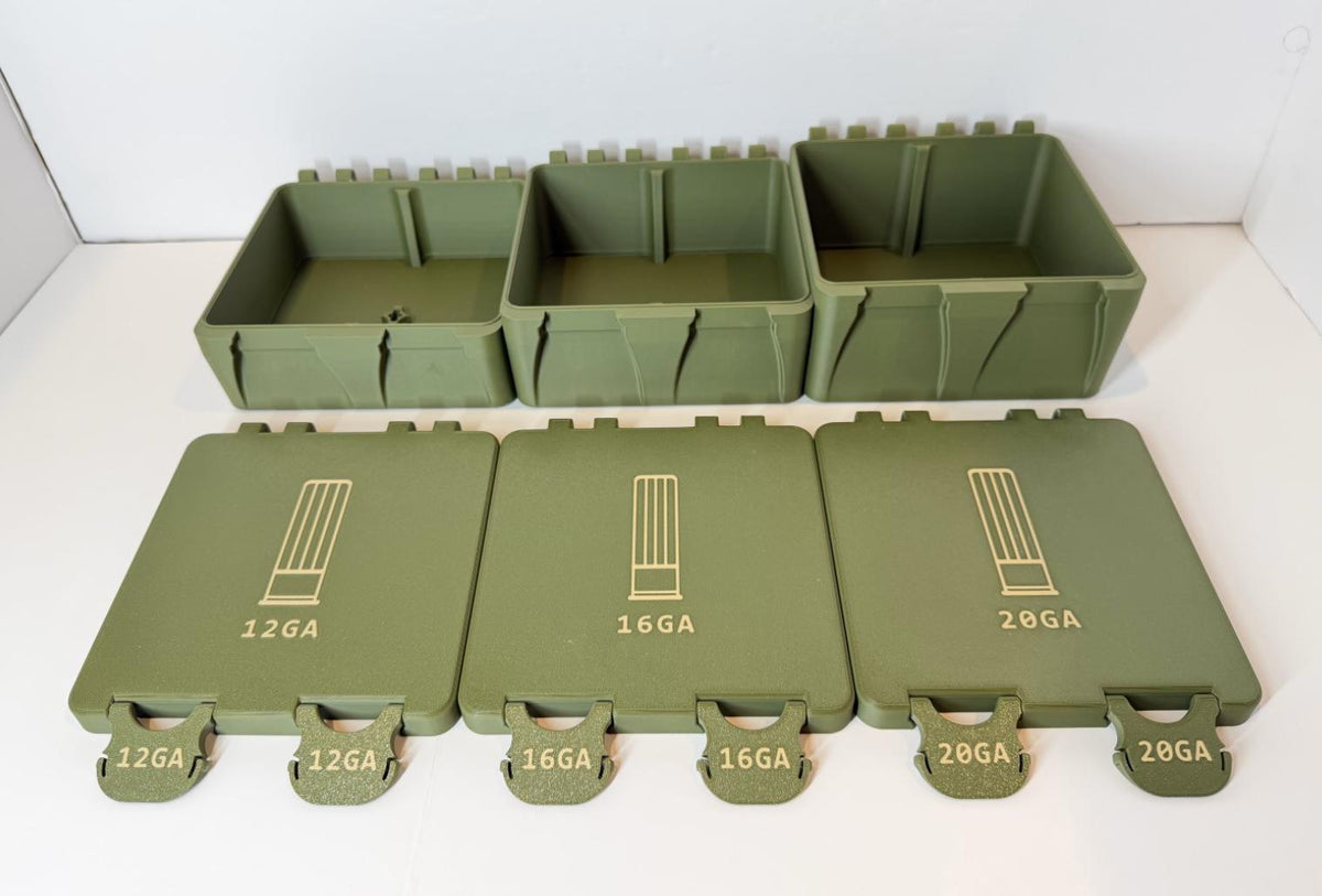 12/16/20 Gauge shotgun shell box, 30 shell BoxLoc case - photo 8