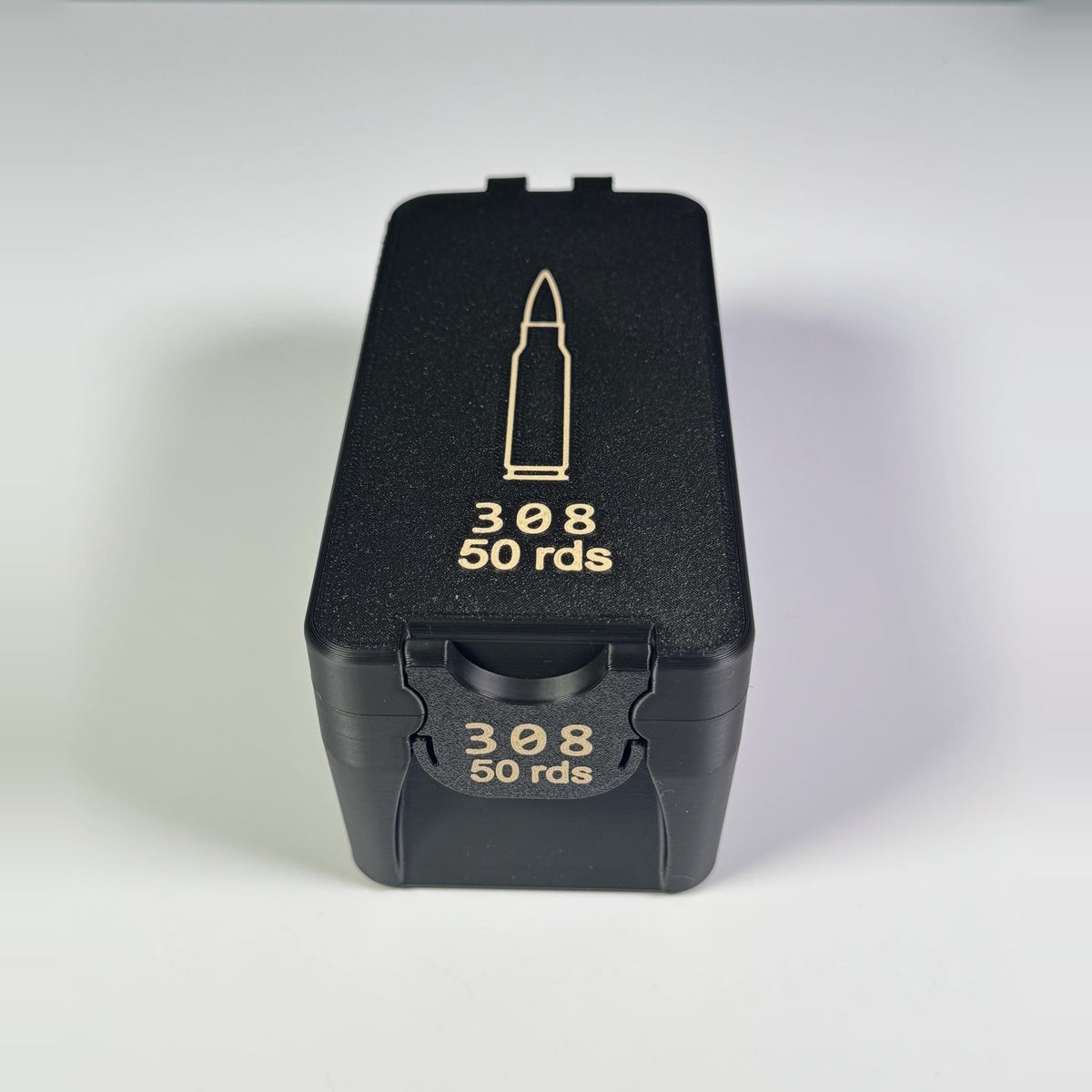 308 ammo box, 50 round BoxLoc case