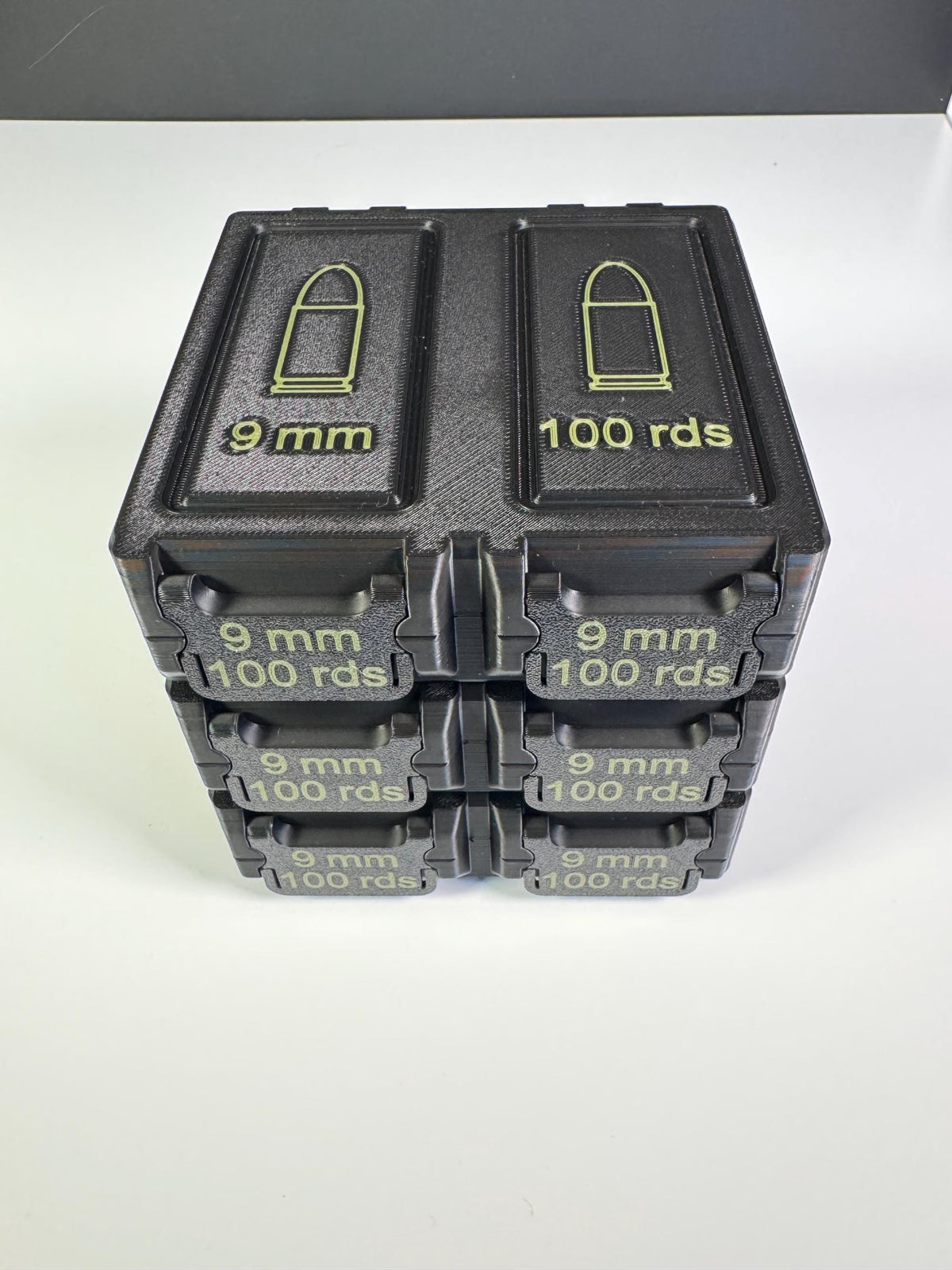 9mm ammo box, 100 round Snaplock case - photo 6