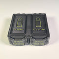 9mm ammo box, 100 round Snaplock case