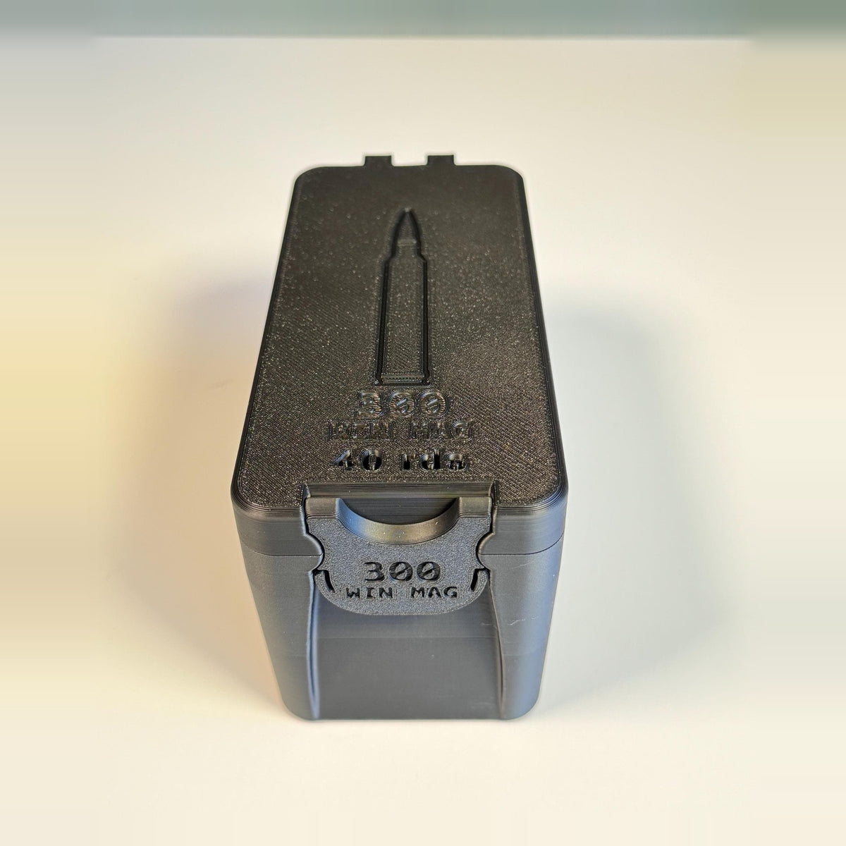 300 Win Mag ammo box, 40 round BoxLoc case