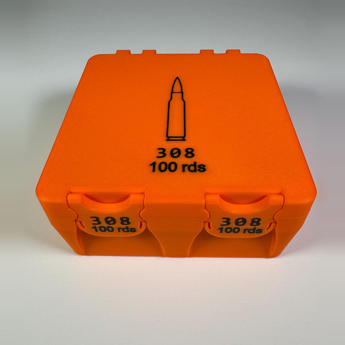 308 ammo box, 100 round BoxLoc case