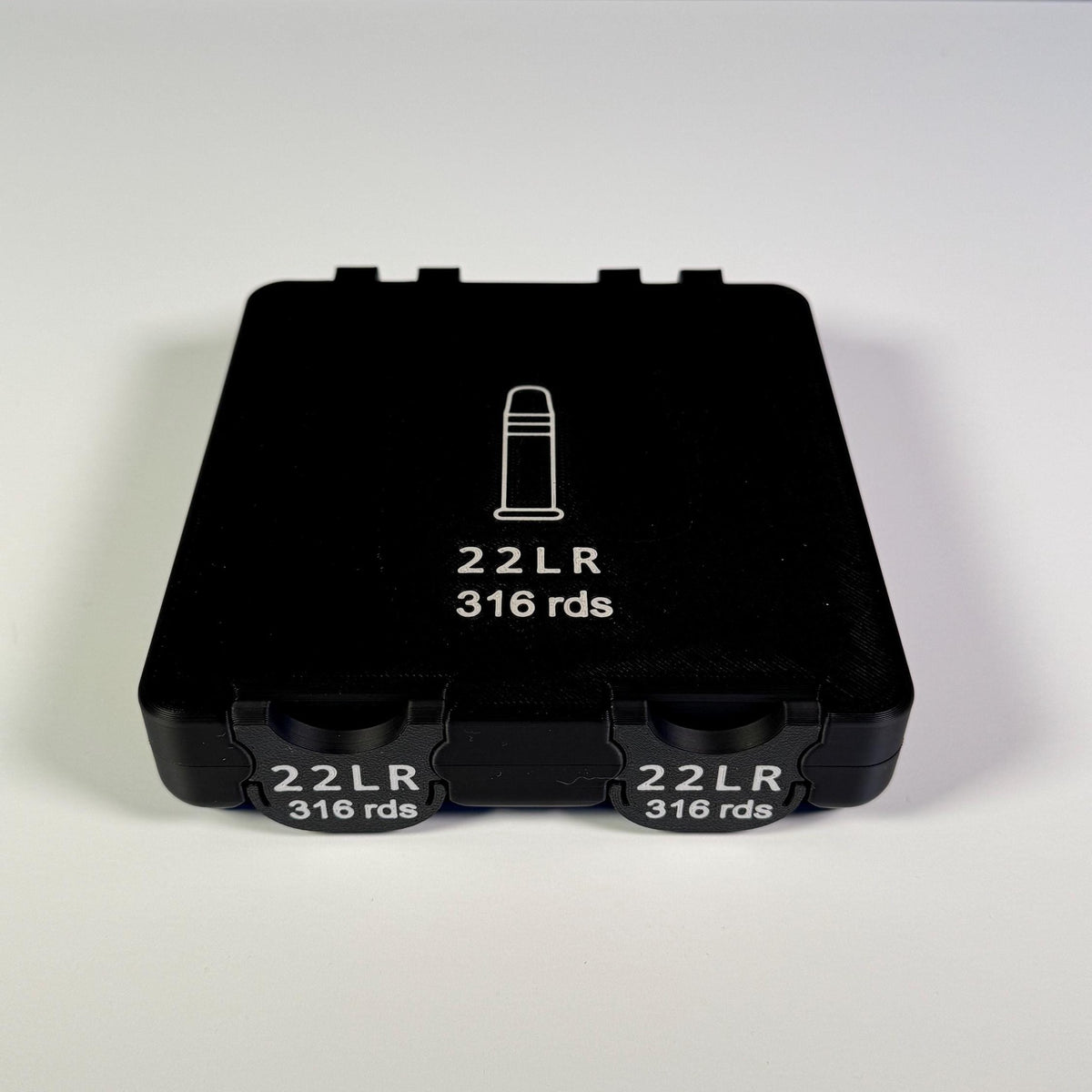 22 LR ammo box, 316 round BoxLoc case
