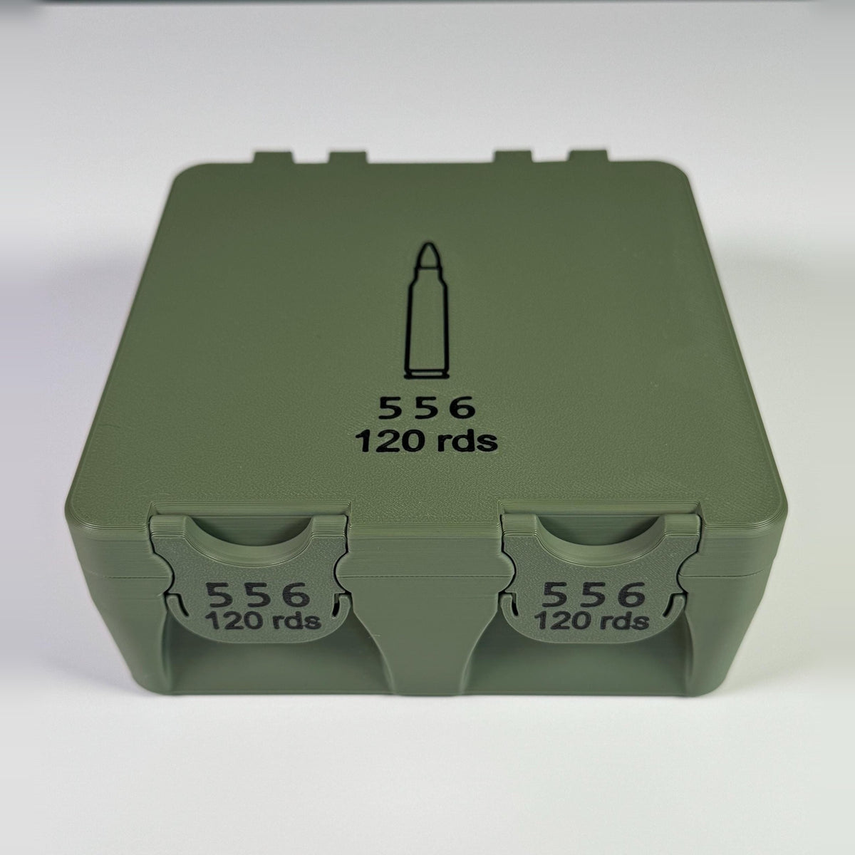 5.56/.223 ammo box, 100/120 round BoxLoc case
